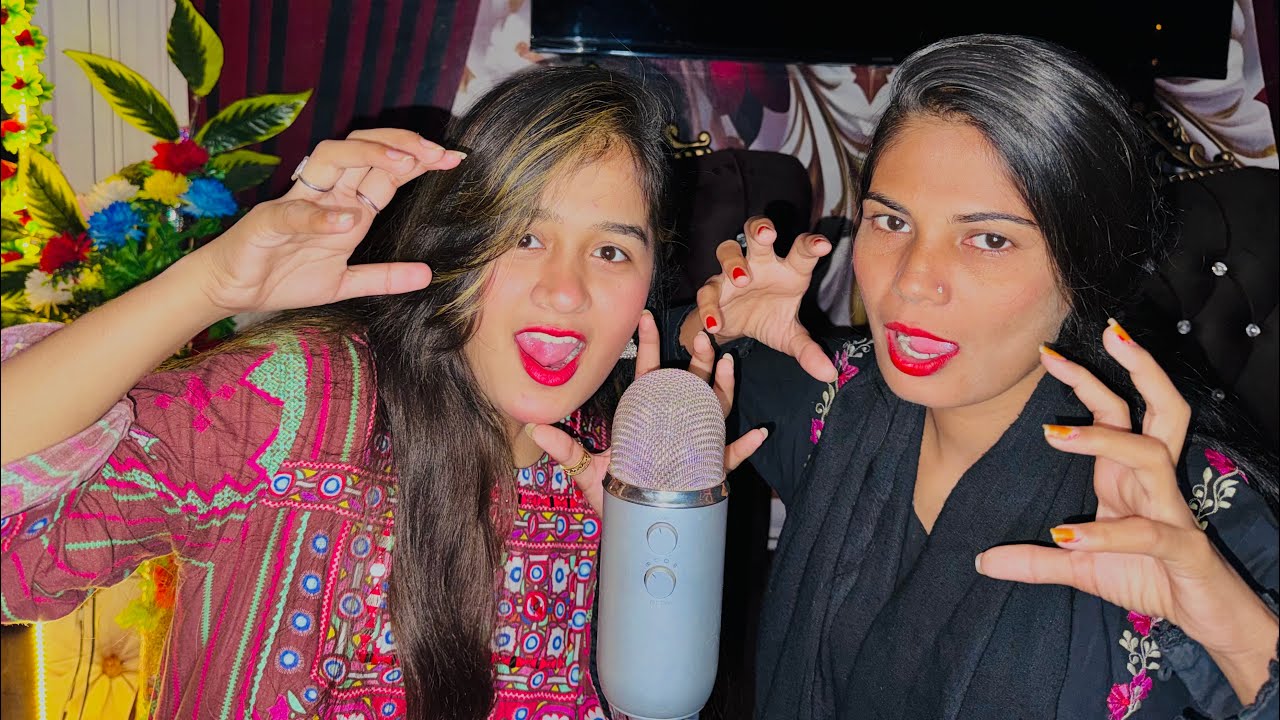 ASMR Mouth And Hand Sounds With My Friend 🫦