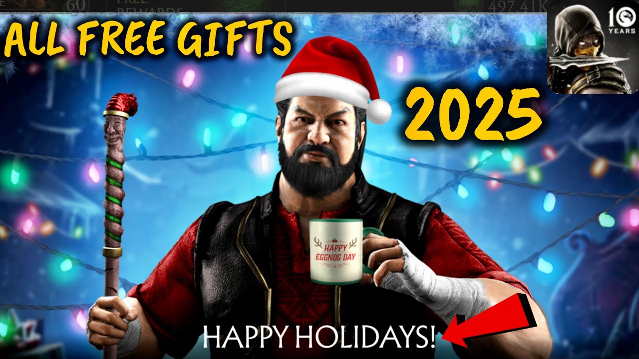 MK Mobile All Free Holidays Gifts 🎁 | Santa Bo&rsquo; Rai Cho Advent Calendar Rewards 2025 Mortal Kombat