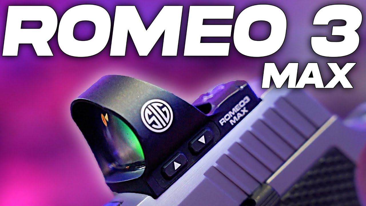 Romeo 3 MAX PRO Review &ndash; The BEST Sig Sauer Pistol Red Dot Sight Yet?