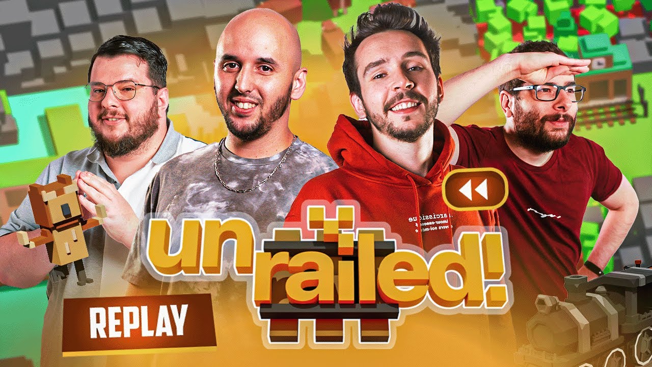 Découverte d'Unrailed! en LÉGENDE avec Jiji, Xari & LowAn