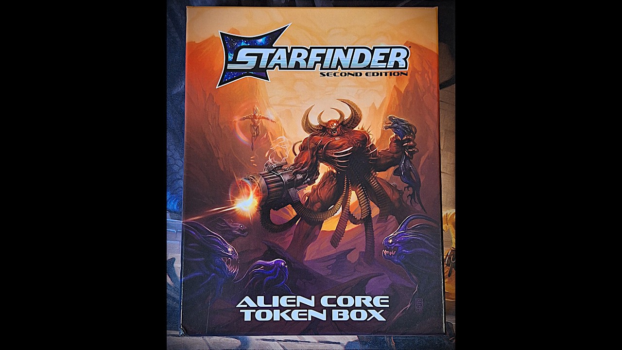Starfinder Alien Core Token Box: Unboxing and Review (Starfinder 2E)