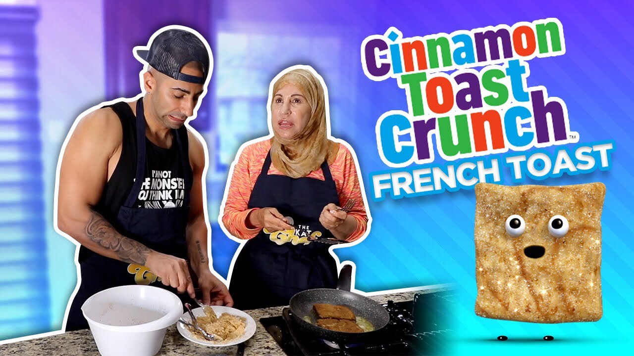 Making Cinnamon Toast Crunch French Toast!