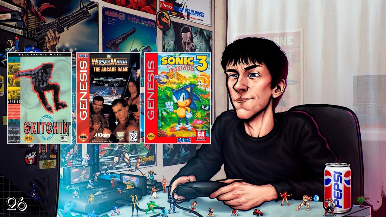 Сега Мега Гаунтлет #26: Skitchin', WWF Wrestlemania, Sonic the Hedgehog 3