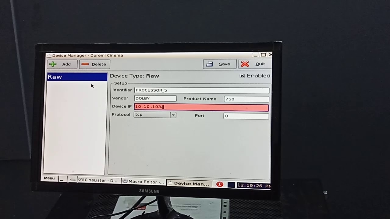 Doremi server create cue