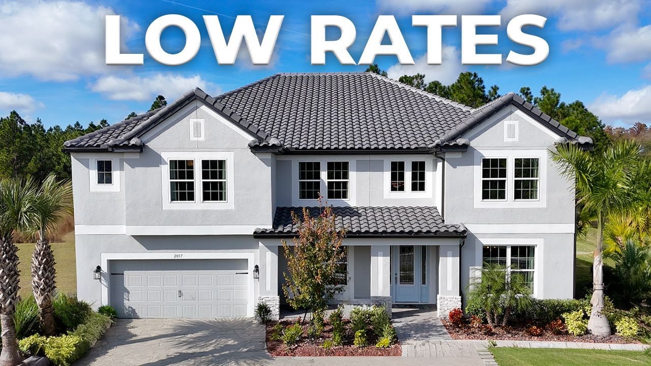 Новый дом во Флориде с возможностью индивидуальной планировки в Уэсли-Чейпел с самыми низкими про...