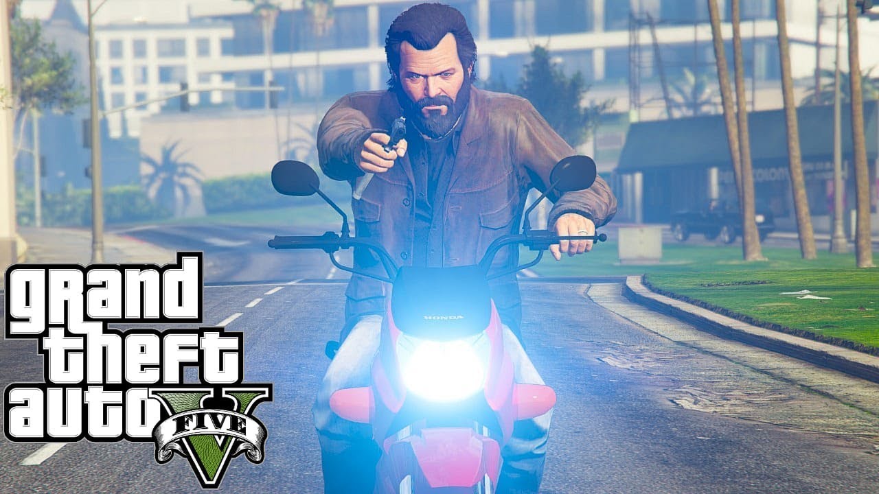 GTA V : FUGA DE HONDA POP 100 : GTA 5 MODS