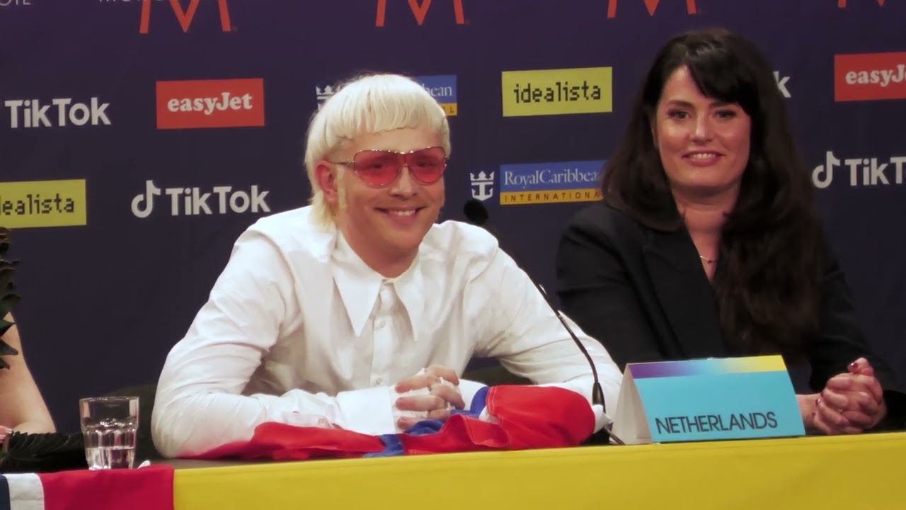 Joost Klein Netherlands Eurovision Press conference