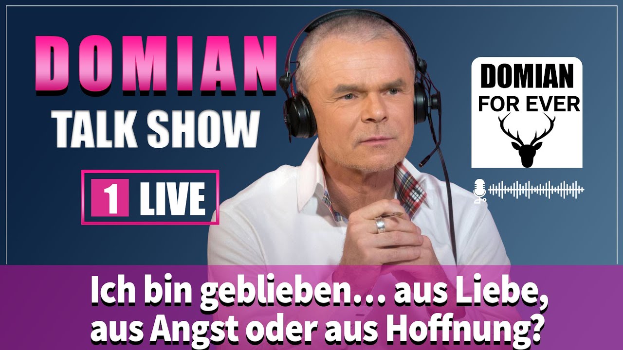 Jürgen Domian – Ich bin geblieben… aus Liebe, aus Angst oder aus Hoffnung? @DomianLive2025