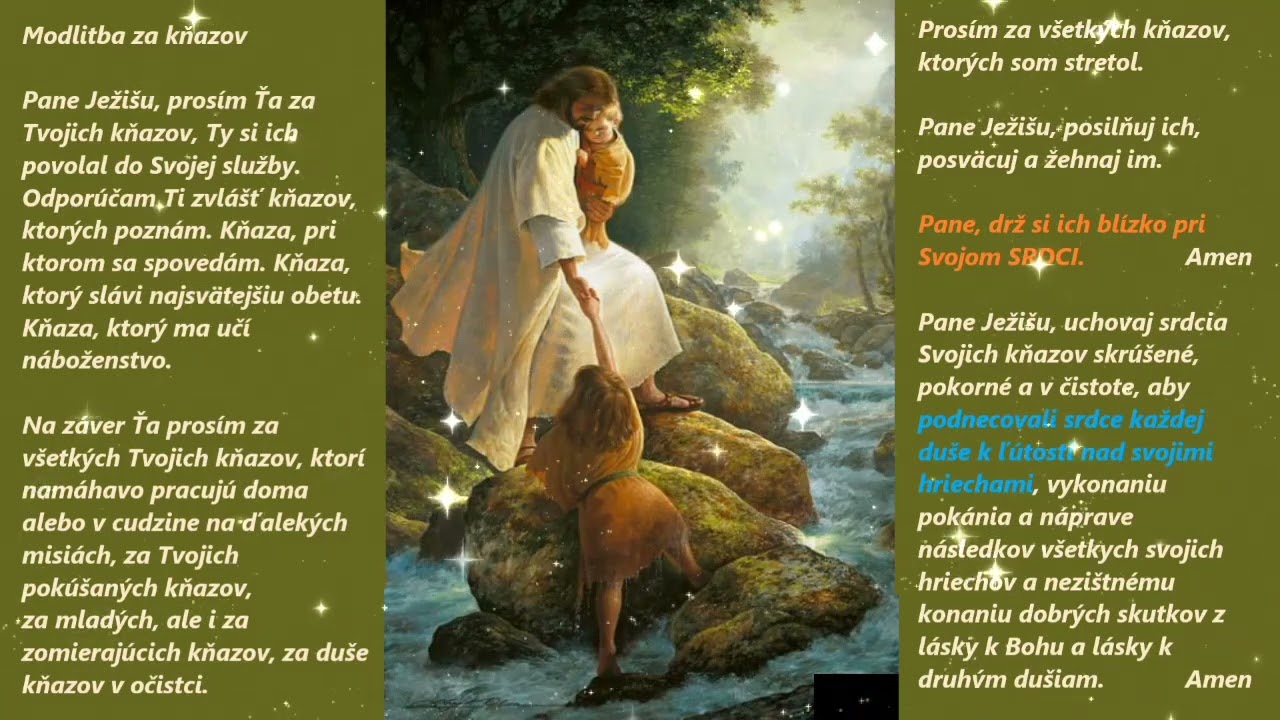 Za kňazov Modlitba