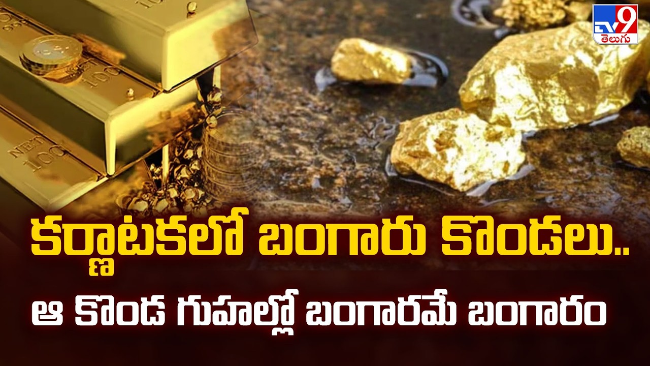 కర్ణాటకలో బంగారు కొండలు.. ఆ కొండా గుహల్లో బంగారమే బంగారం - TV9