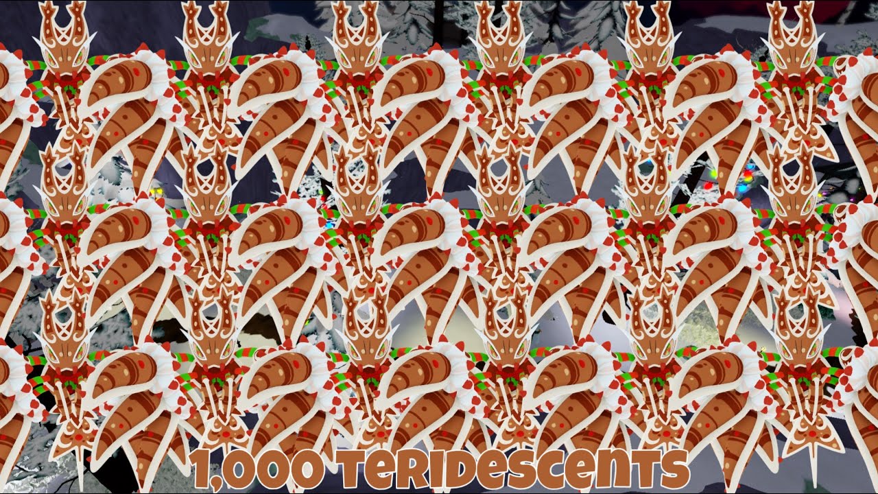 I Bought 1,000 Gingerbread Teridescents, Will I get Lucky? | Loomian Legacy