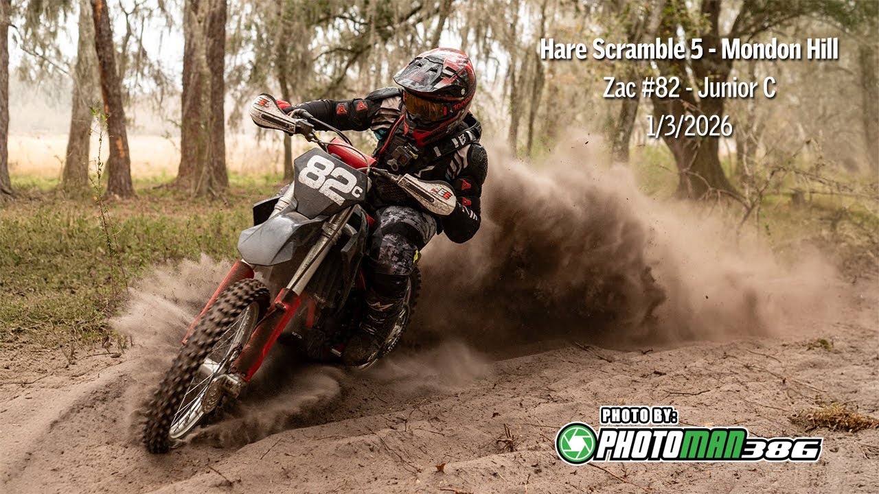 Junior C Dirt Bike Racing - FTR Hare Scramble #5 at Mondon Hill