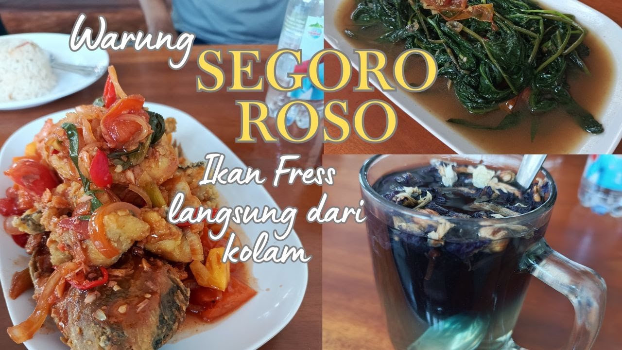 Menu Ikan Segar Warung Segoro Roso pas buat Keluarga