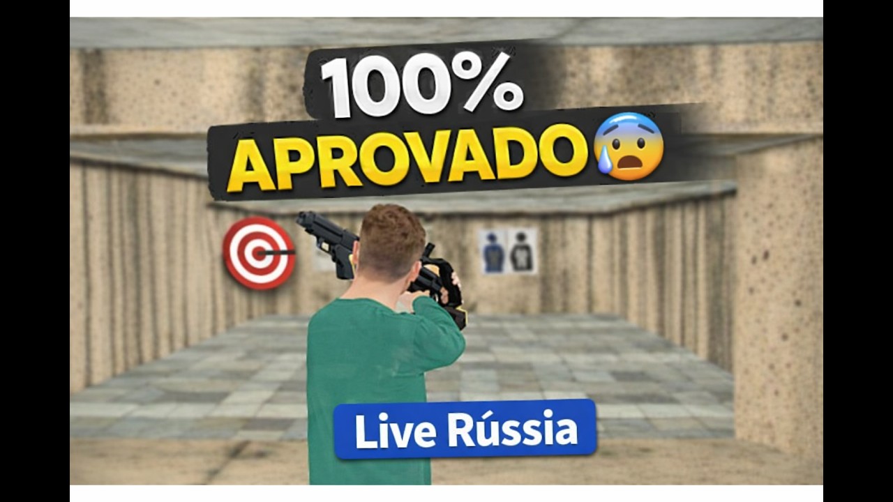  TIRAR LICENÇA DE ARMA NO LIVE RÚSSIA 🚨