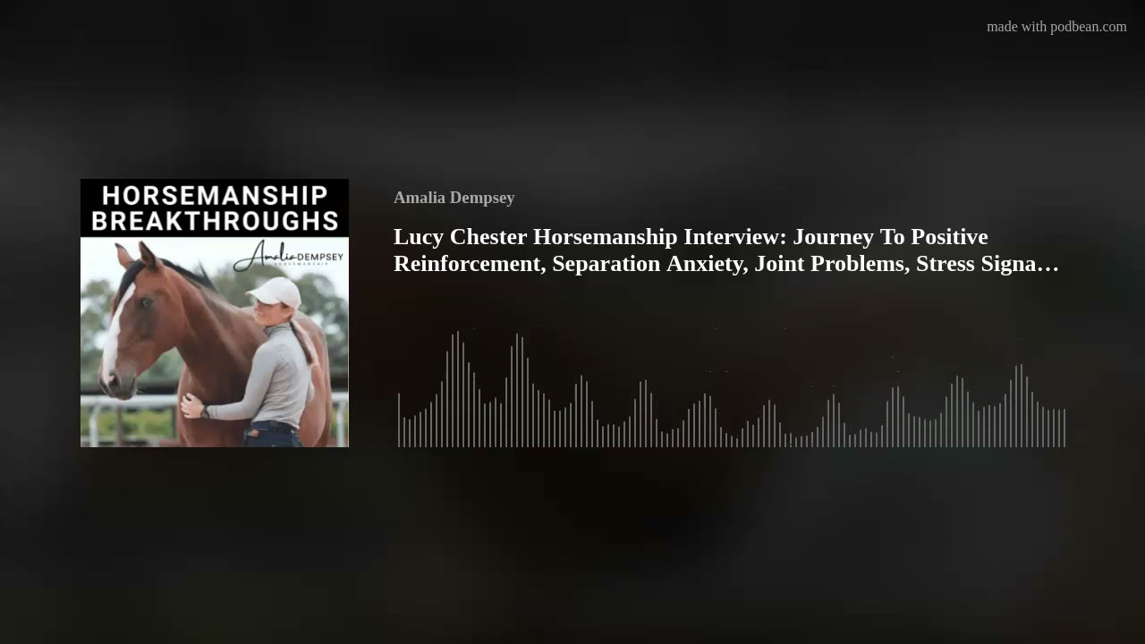 Lucy Chester Horsemanship Interview: Journey To Positive Reinforcement, Separation Anxiety + more!