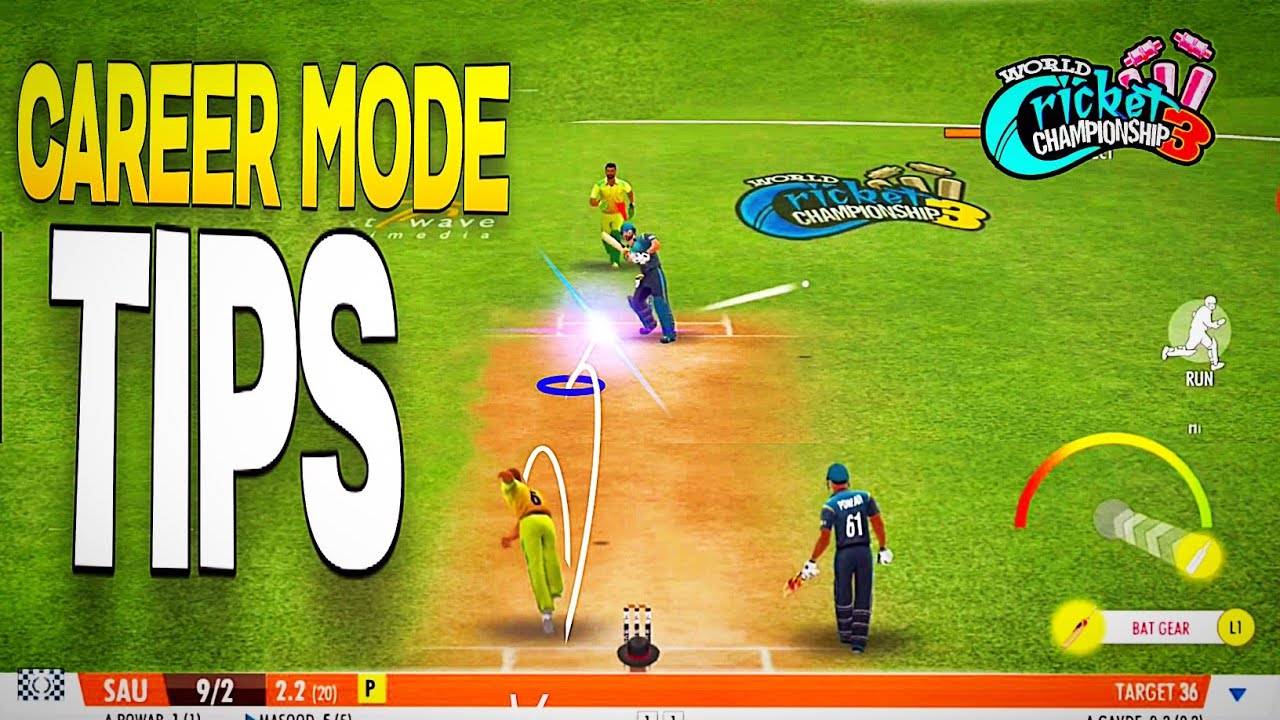 🔥 Wcc3 My Career mode Batting, bowling, fielding tips !!