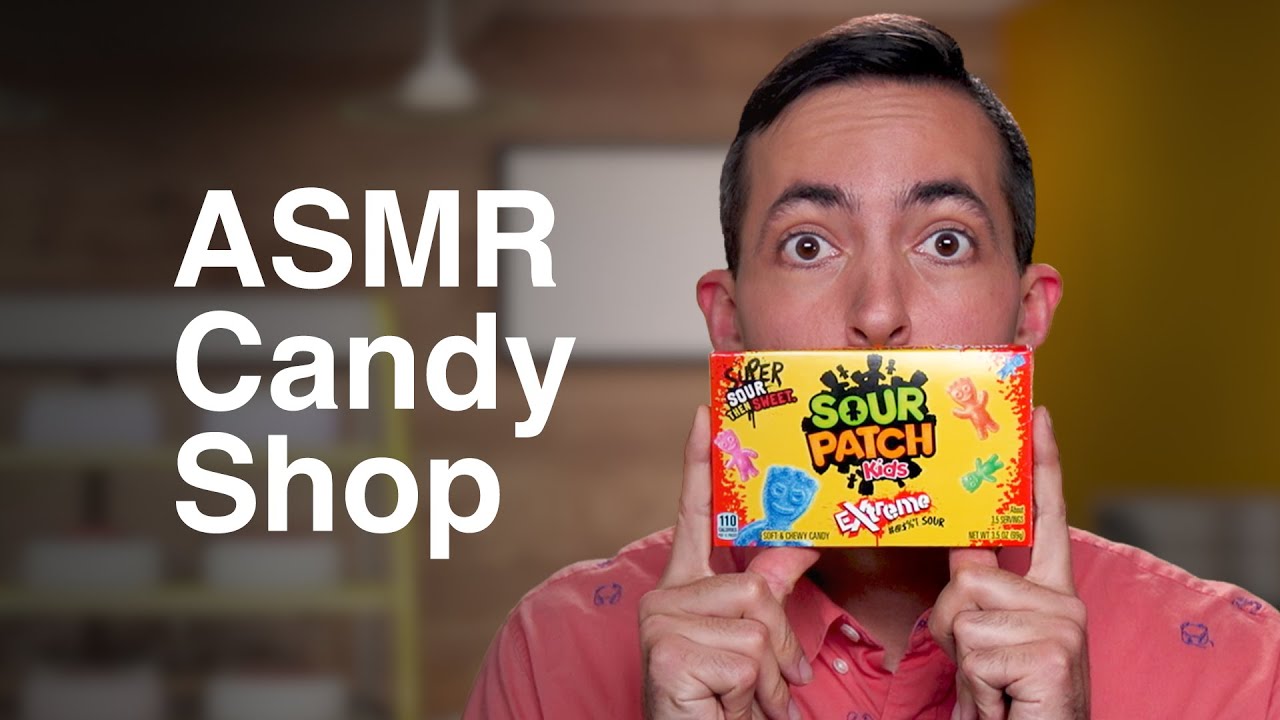 ASMR Candy Shop Roleplay - Eating and crinkles!
