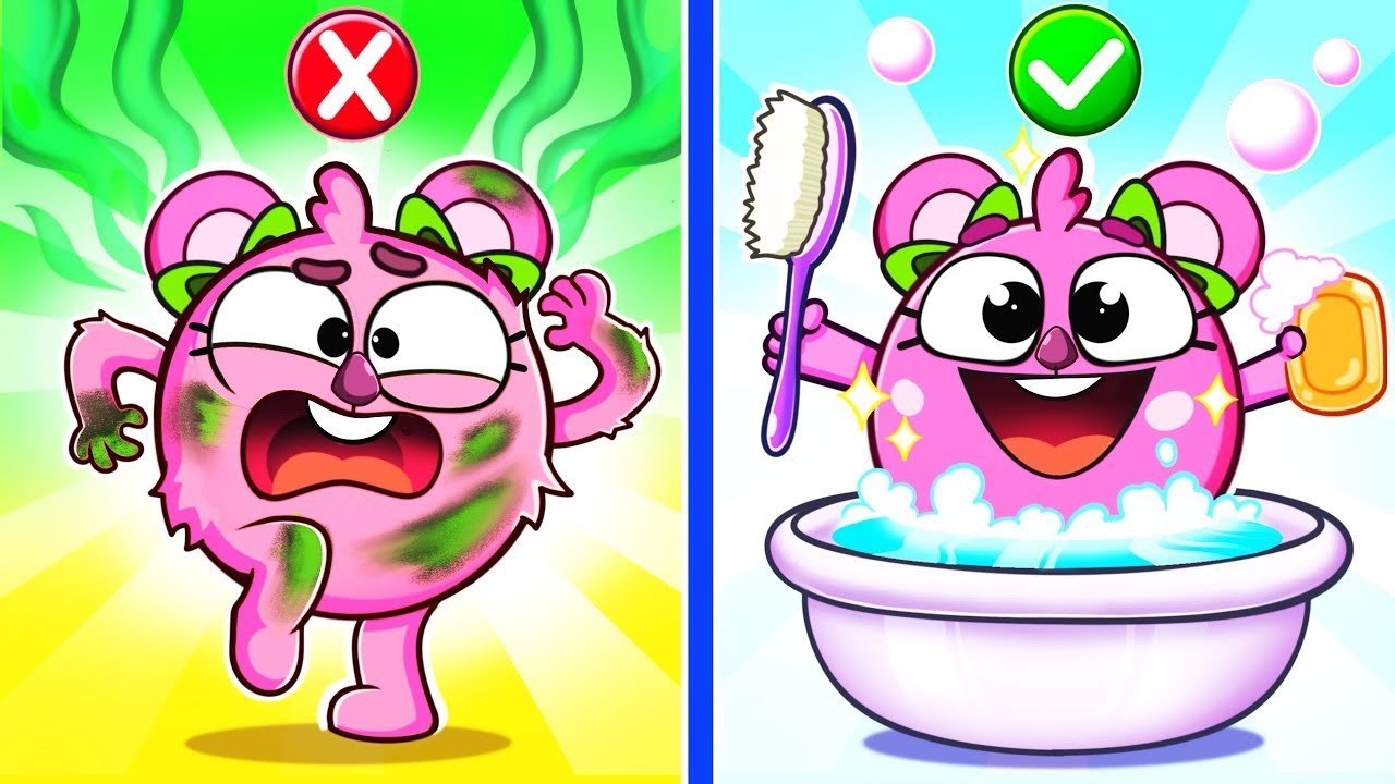Learning to Brush Teeth | Baby's Bath Time Story | Educational & Funny Kids Song | Baby Zoo Club
