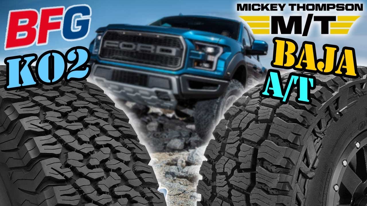 Микки Томпсон Baja Boss A/T против BF Goodrich KO2 All-Terrain T/A