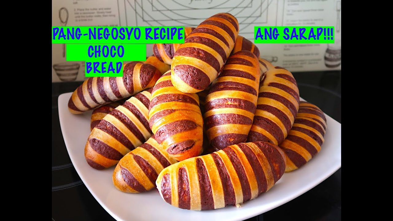 FILIPINO CHOCO BREAD/PANGNEGOSYO RECIPE/BREAD RECIPE