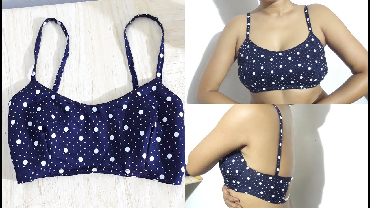 Cotton Bustier Bra Top Cutting and Stitching | गर्मियों के लिए Cotton ब्रा | Size 30 and 32