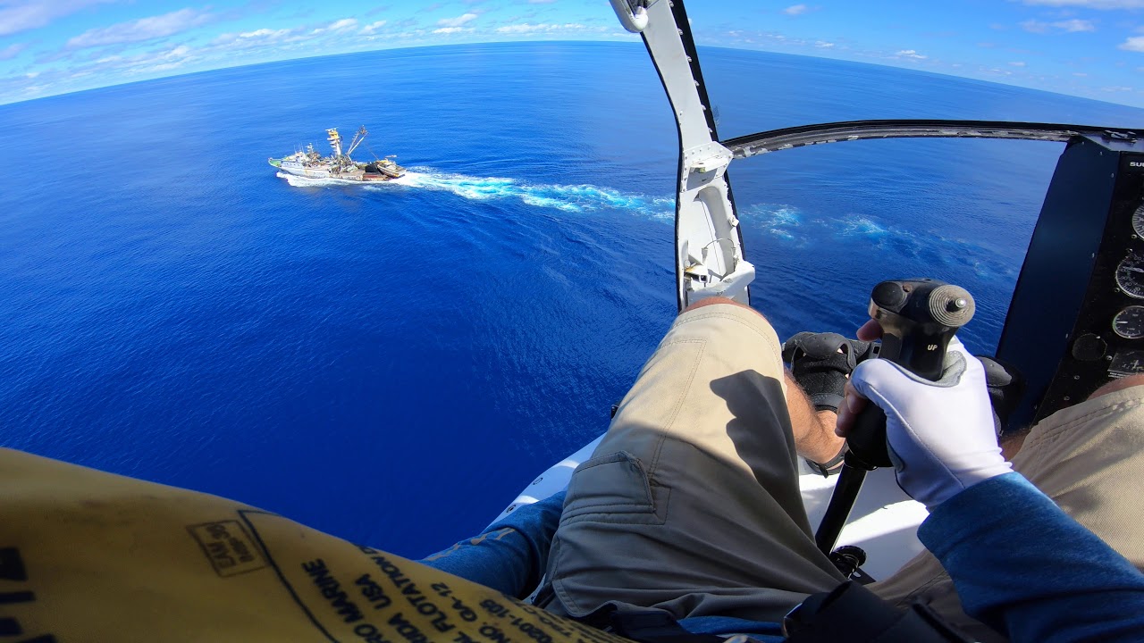 Gopro - Landing a MD500 Helicopter on a moving boat [4K]