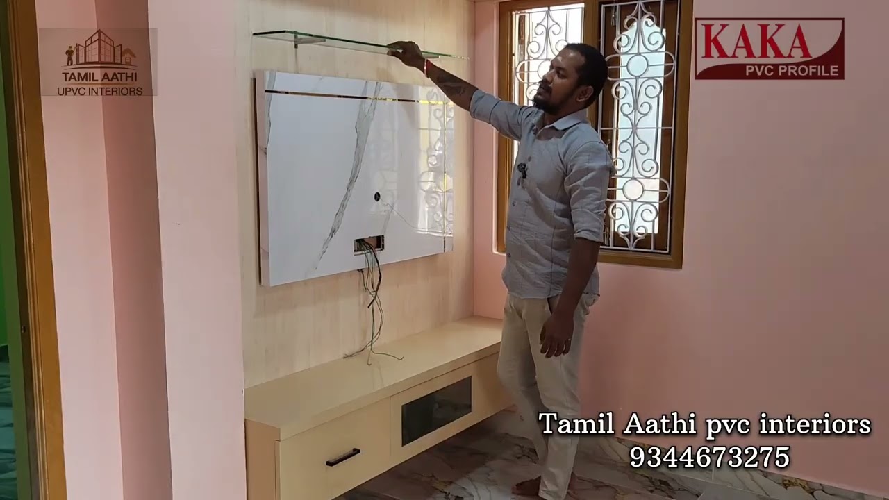 நம்ம சின்ன சேலத்தில்❤️ குறைந்த விலையில் kaka Upvc 🔥ல் செய்த simple and அழகான interior work  