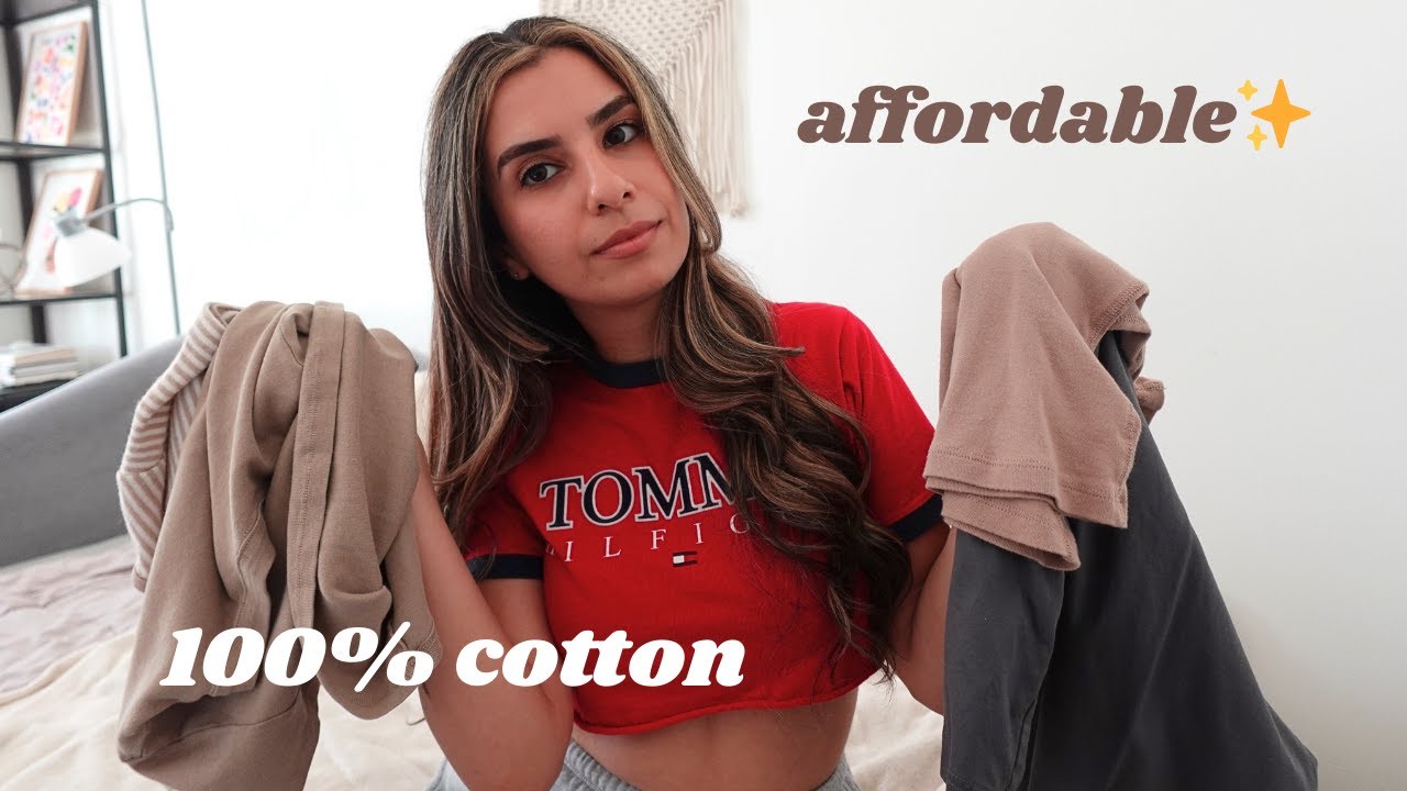 affordable 100% cotton clothing | polin's picks