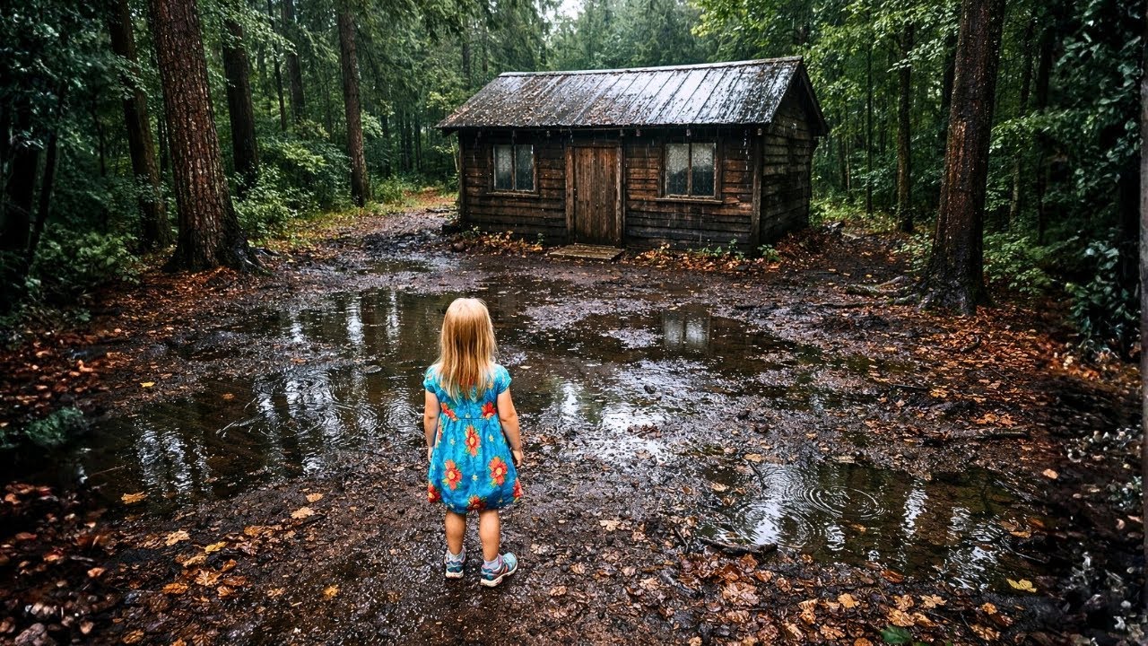 Homeless Little Girl Found a Cabin Everyone Forgot—What Was Underneath Was Still There