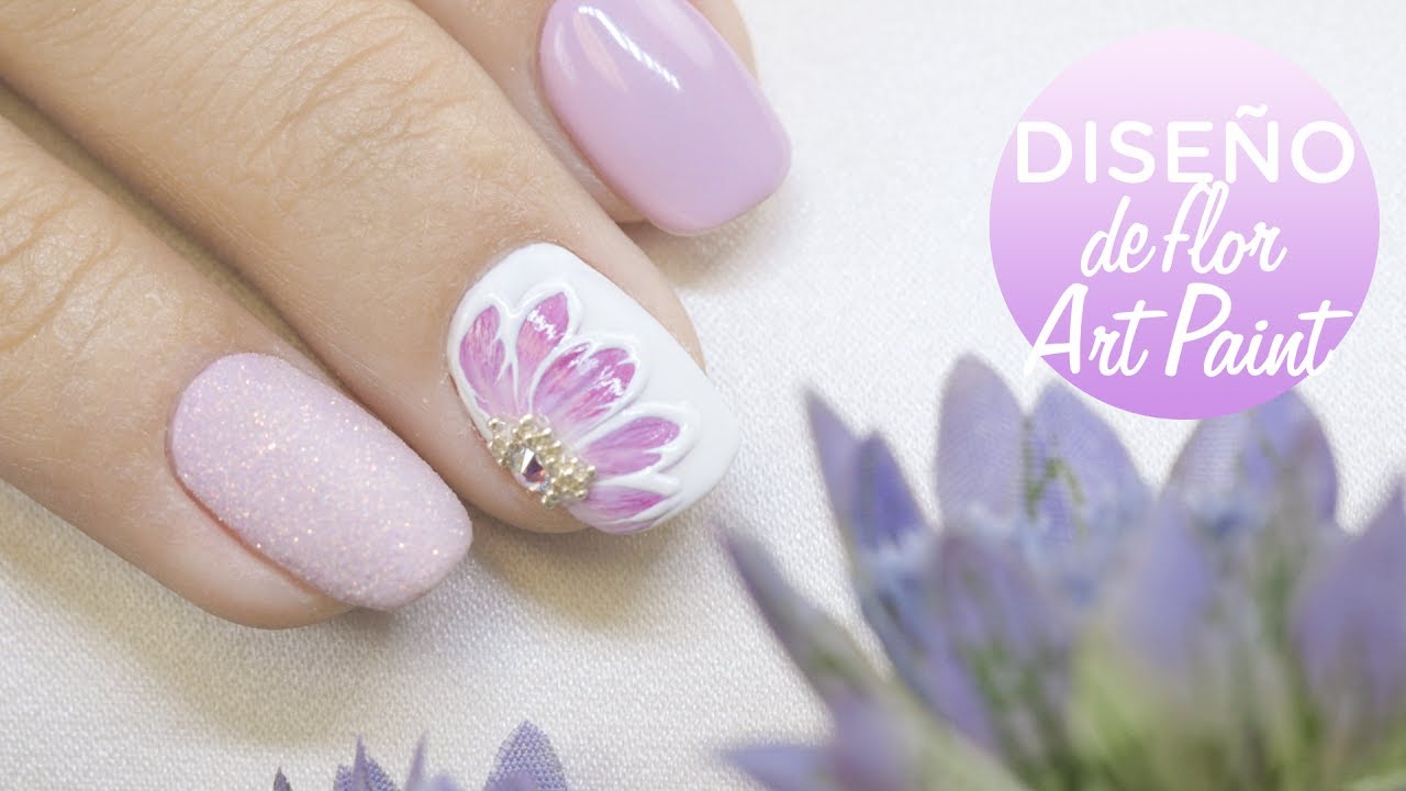Flor con Art Paint Gel | Manicura24