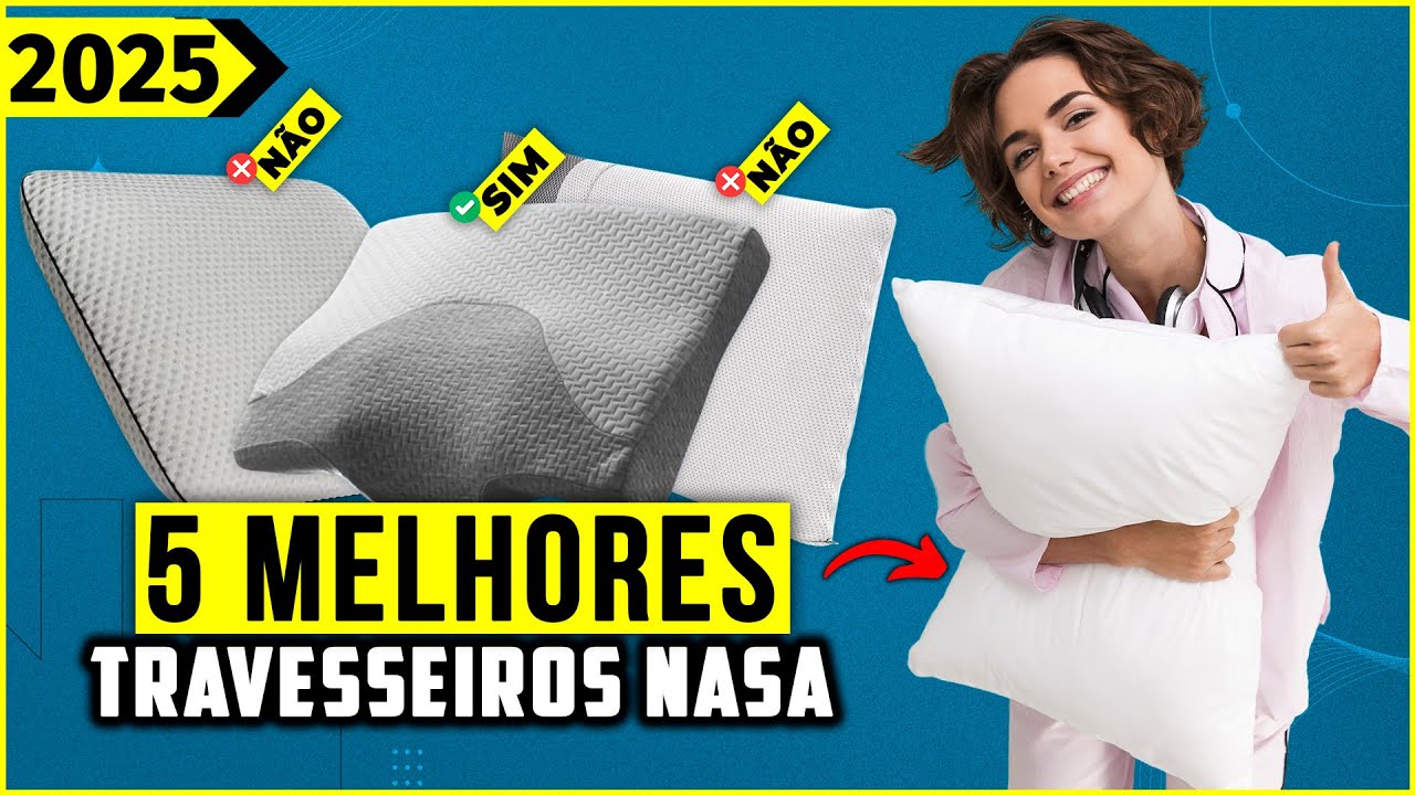 Os 5 Melhores Travesseiros Nasa/ Travesseiro Da Nasa Em 2025!