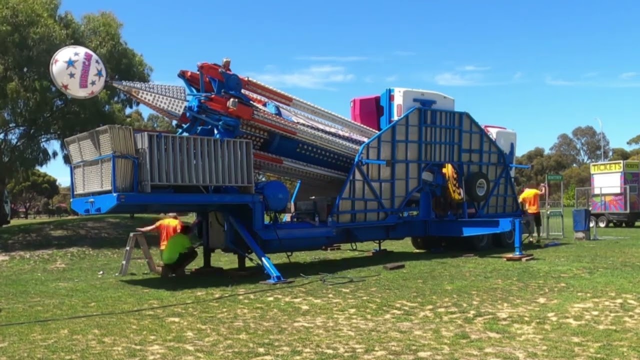 Time lapse of Hamilton's Hurricane setup at Wilfred Taylor Reserve