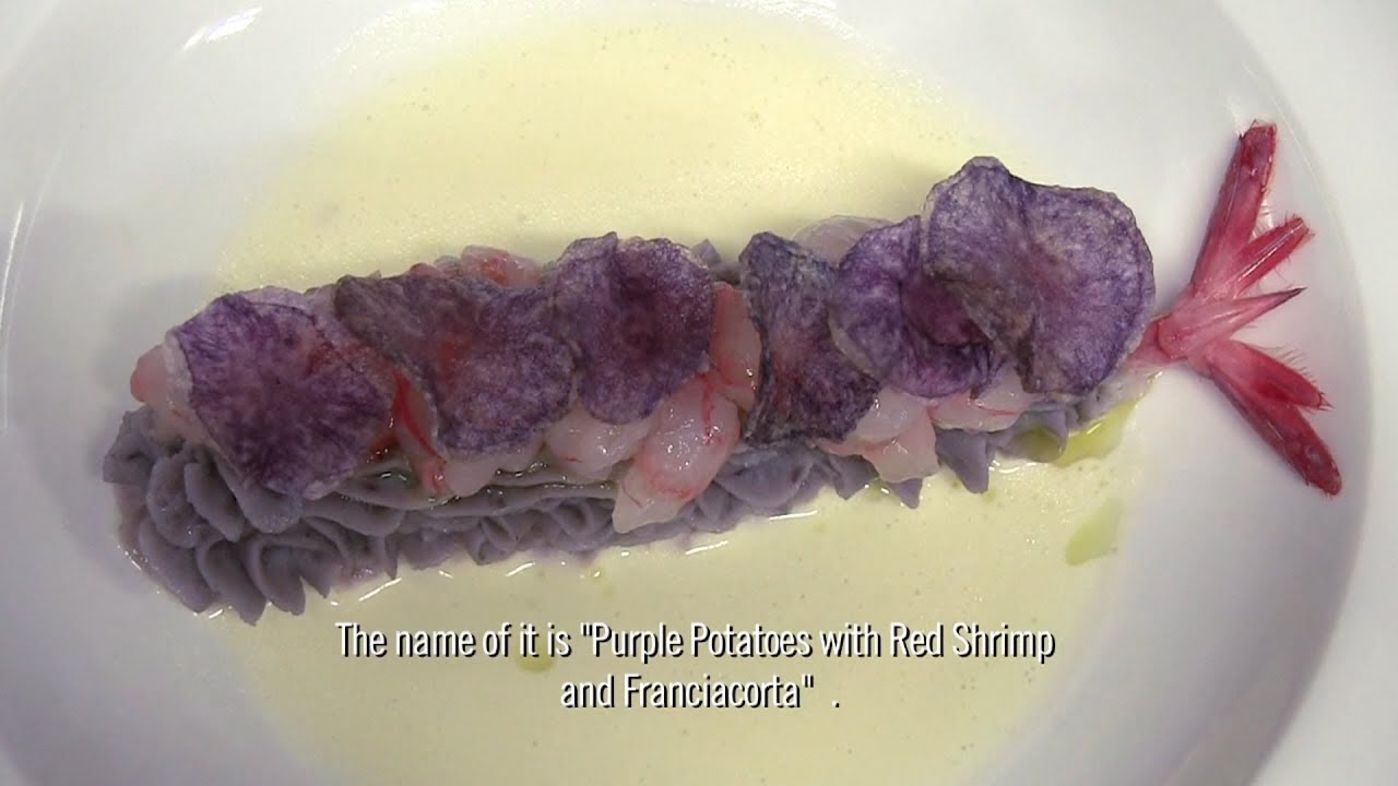 Purple Potatoes with Red Shrimp - Eat! Drink! Italy! Video Recipe