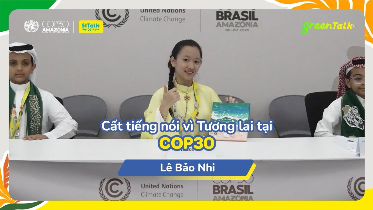 Youth Speak at COP30🌍| 51Talk at United Nations | Children Leading Change