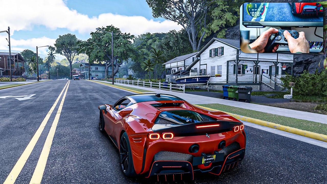 Ultimate Ferrari SF90 Stradale The Crew Motorfest | Xbox Elite S2 Gamepad Gameplay 4K60