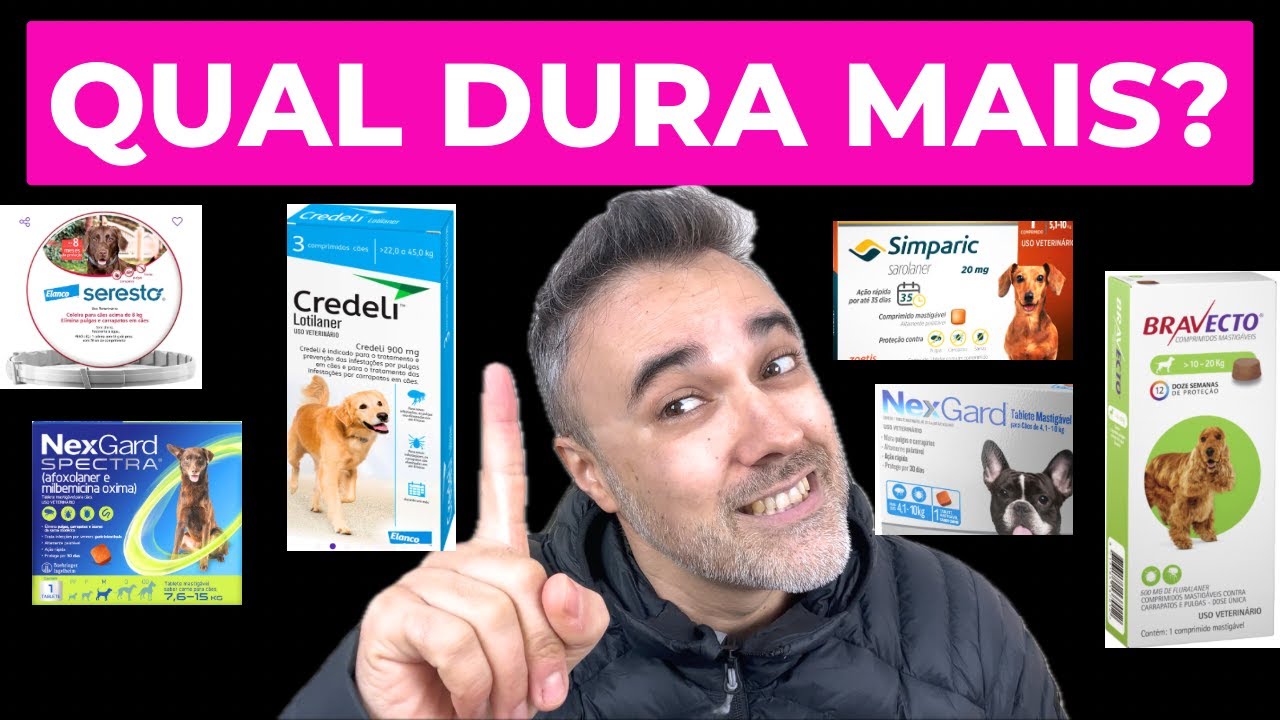 Qual DURA MAIS NA PRÁTICA? 👉Simparic x Nexgard x Bravecto x Credeli x Seresto?