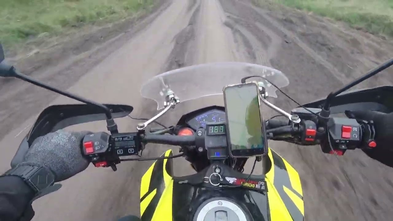 Regulmoto DUKE 300, выгулял мопед по асфальту, грунтовке и песку