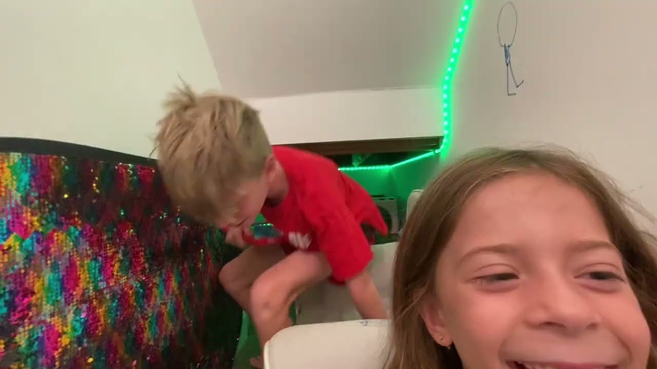 Last to leave the tiny room!!!