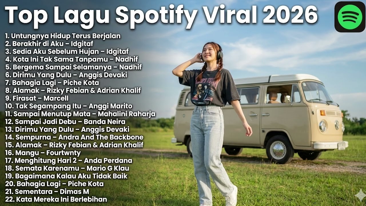 Kumpulan Lagu Viral Spotify 2026 🎵 Enak Buat Nongkrong & Perjalanan #laguviraltiktok
