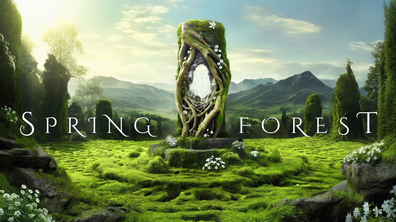 SPRING FOREST | Deep Ambient Fantasy Relaxing Music - Ethereal Meditative Soundscape for Relaxation