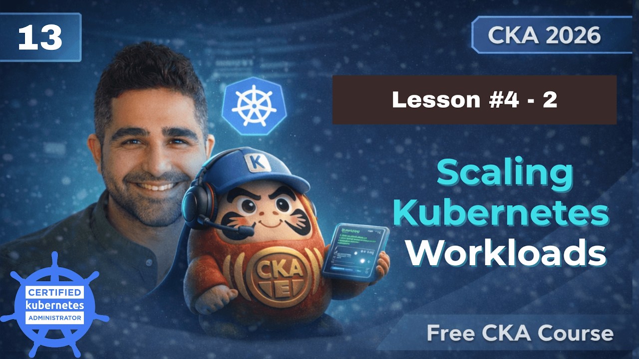 Scaling Kubernetes Workloads | No.13 | Lesson 4-2 |  Free CKA Kubernetes Full Course 2026