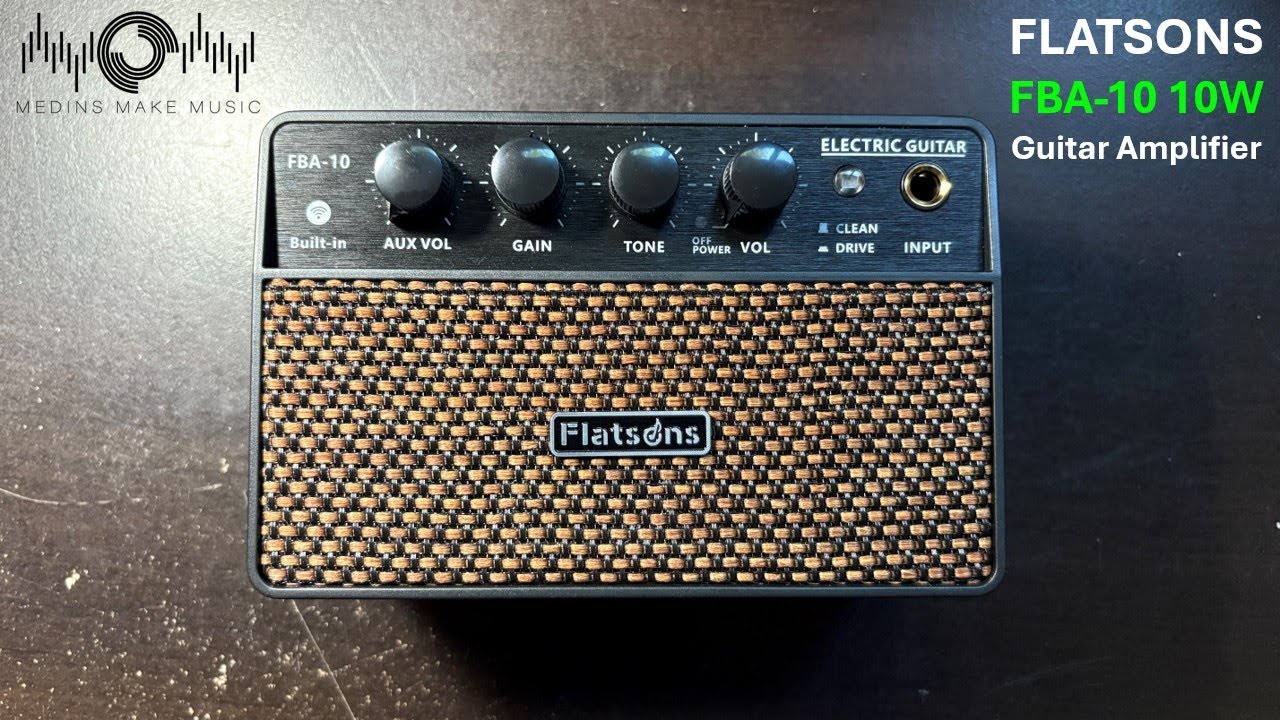 Flatsons FBA-10 10w Electric Guitar Amplifier Demo and Review