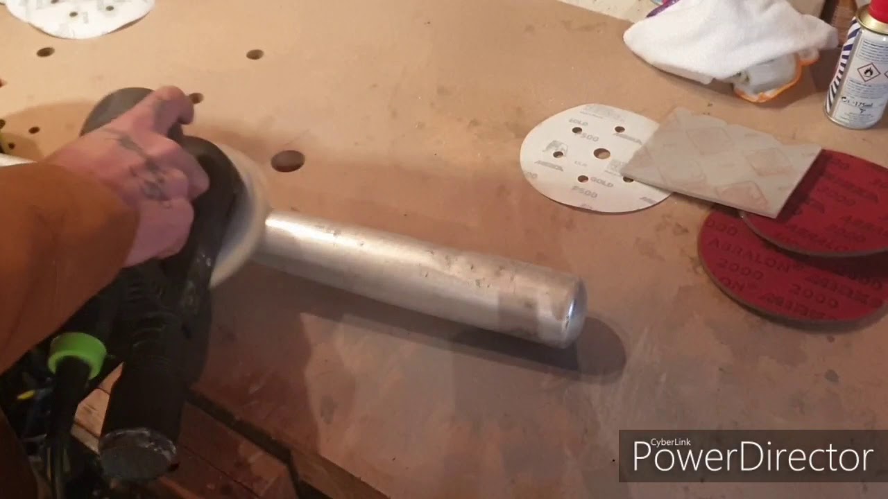Aluminium baseball bat restoration