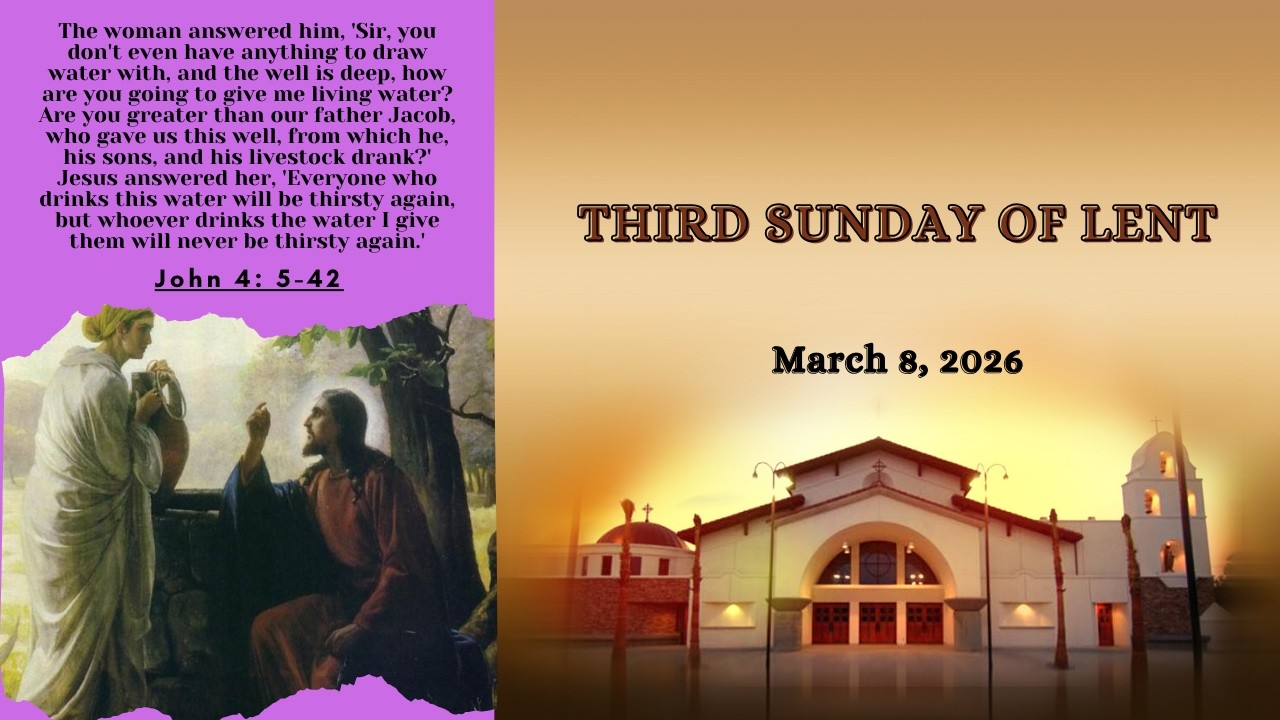 10:00 AM - Third Sunday of Lent  (03/08/2026)