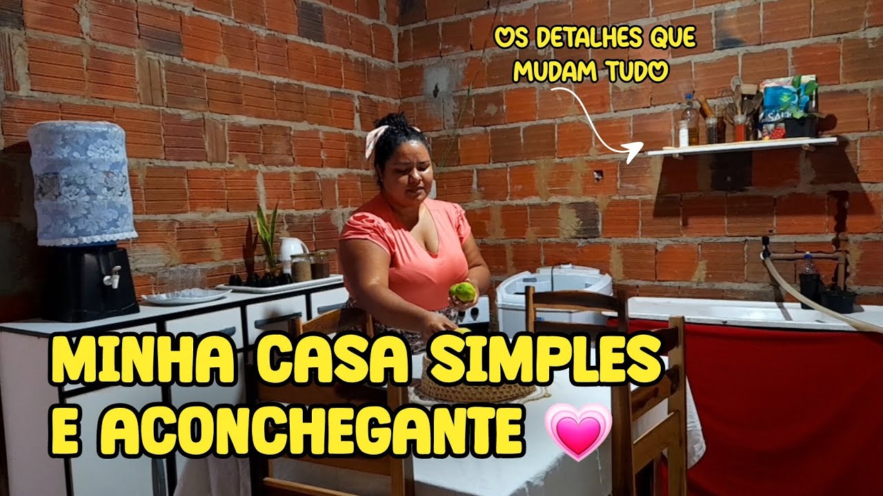 Como deixo minha casa simples aconchegante, mesmo sem luxo 🏠🌸✨️