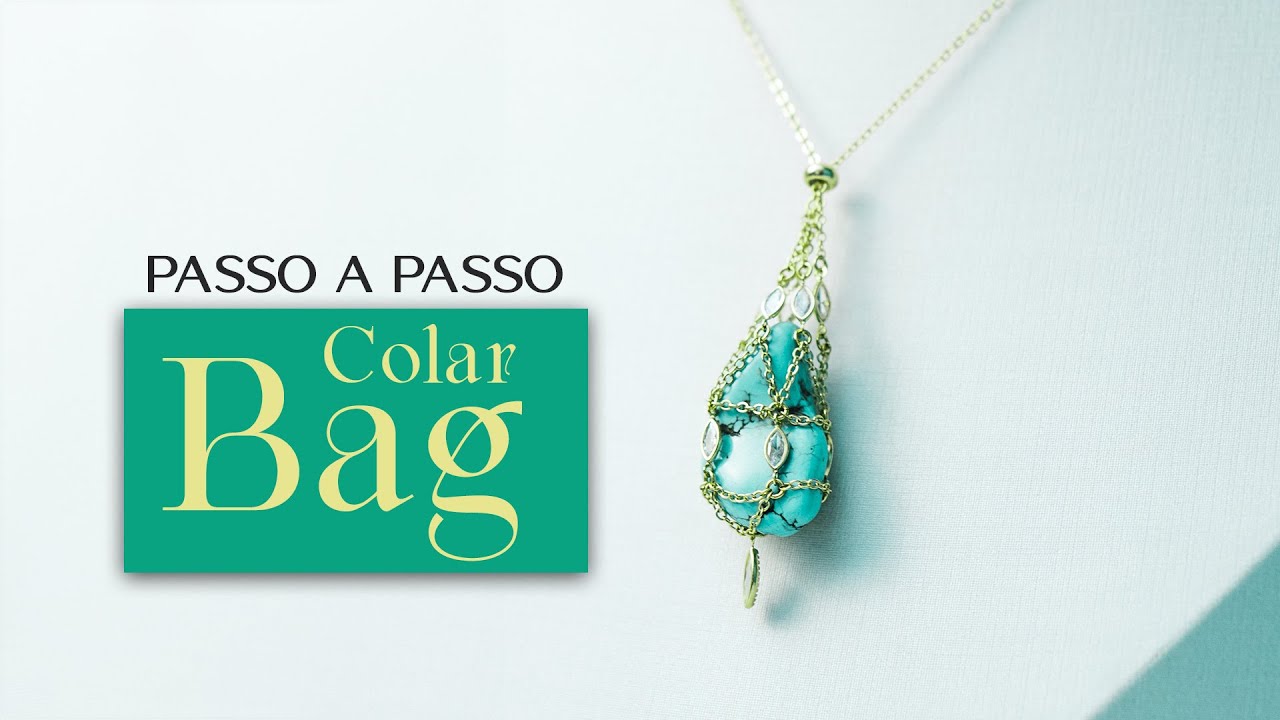 COMO FAZER UM COLAR BAG USANDO CORRENTES | Aprenda passo a Passo a criação de semijoias exclusivas