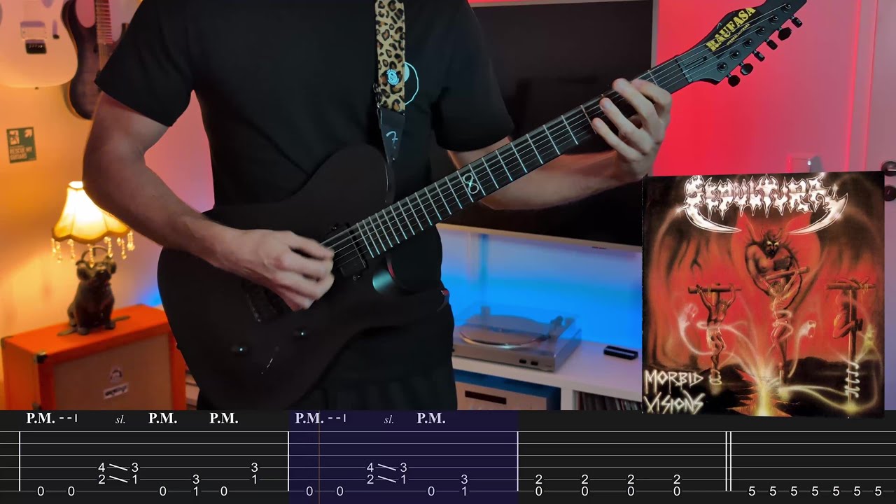 Sepultura - Necromancer (Guitar Cover + Screentabs)