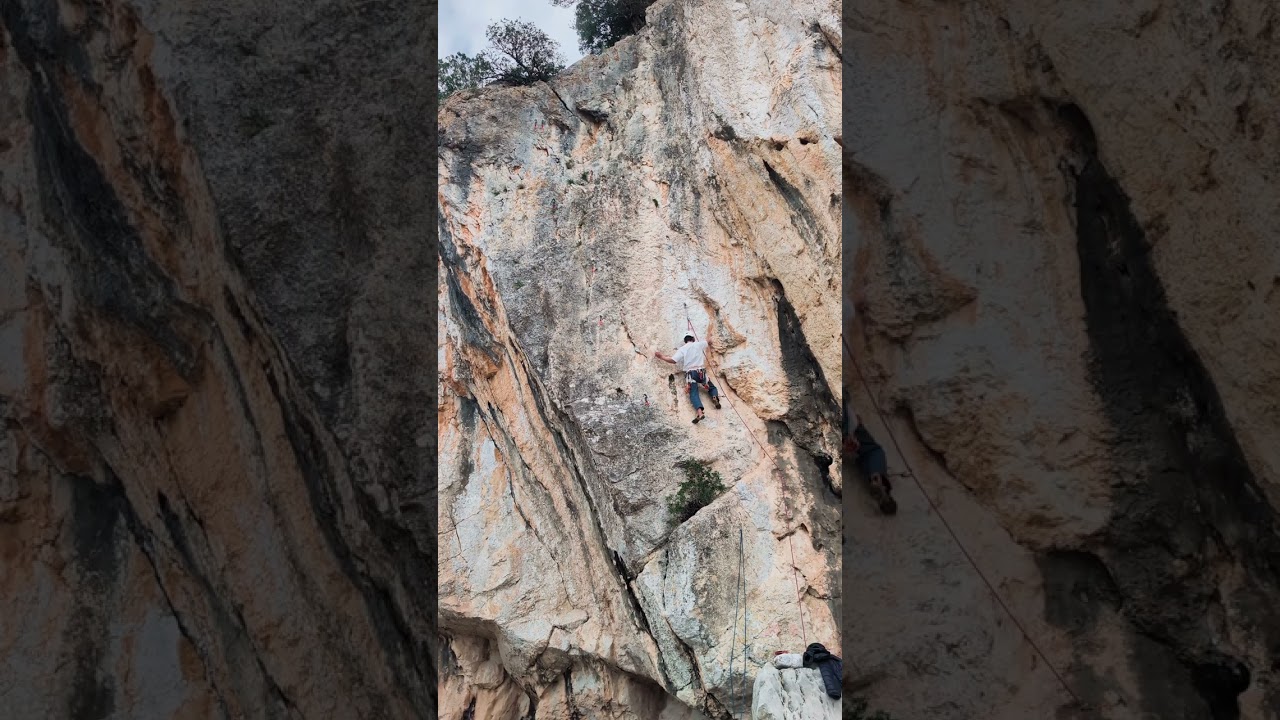 Cervera del Maestre / Morral de l'Ángel / Laterales a raudales 6b+ / SEKI flash