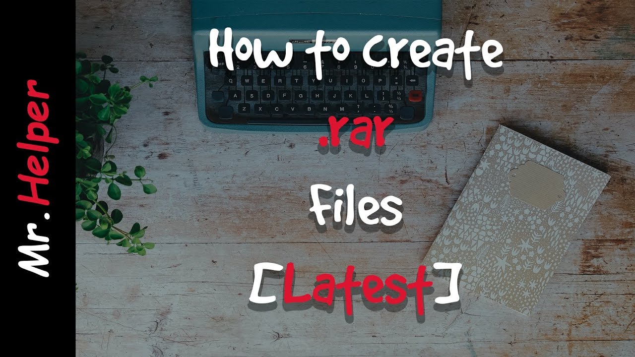 How to create .rar files