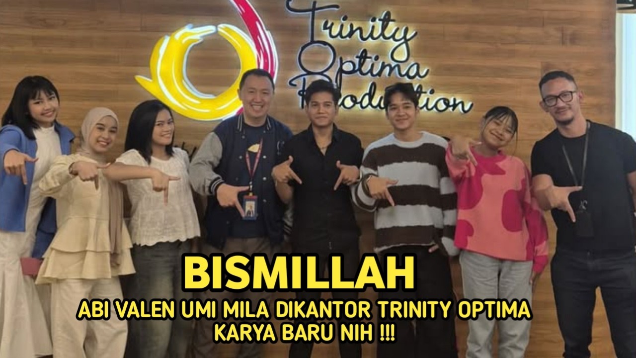 WAH PROJECT BARU NIH ! MILA DAN VALEN DI KANTOR TRINITY OPTIMA PRODUCTION GUYS !!!